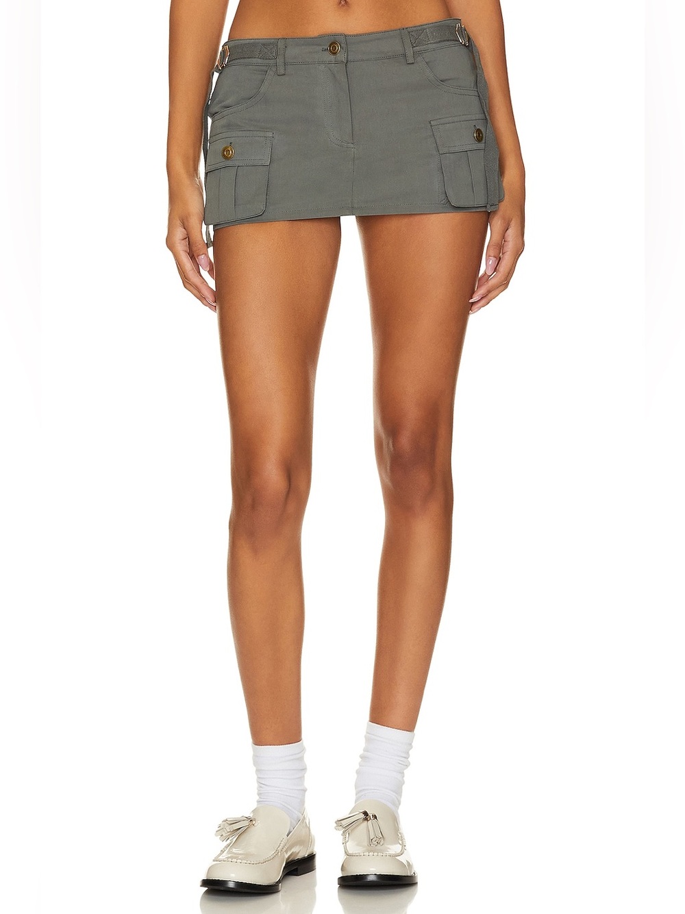 Superdown Olive Beatrix Cargo Skort